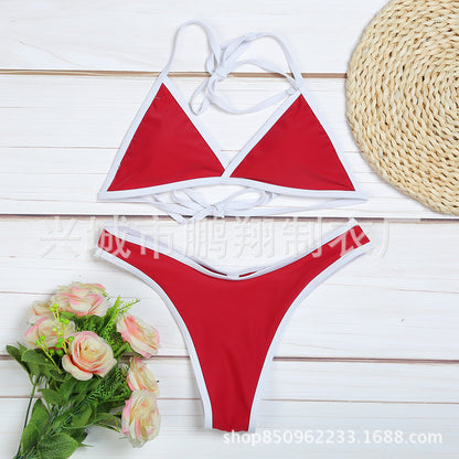 2 dalių minimalistinis bikinis 