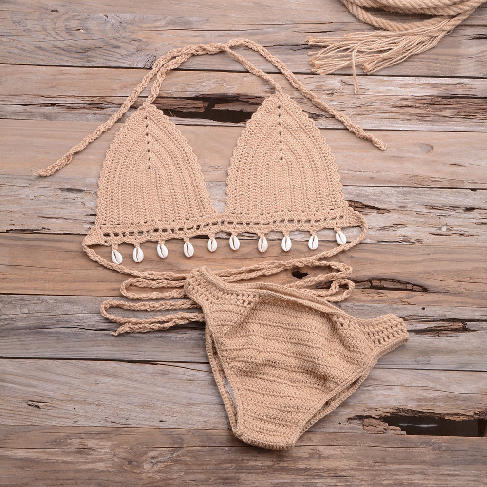 2 piece knitted bikini