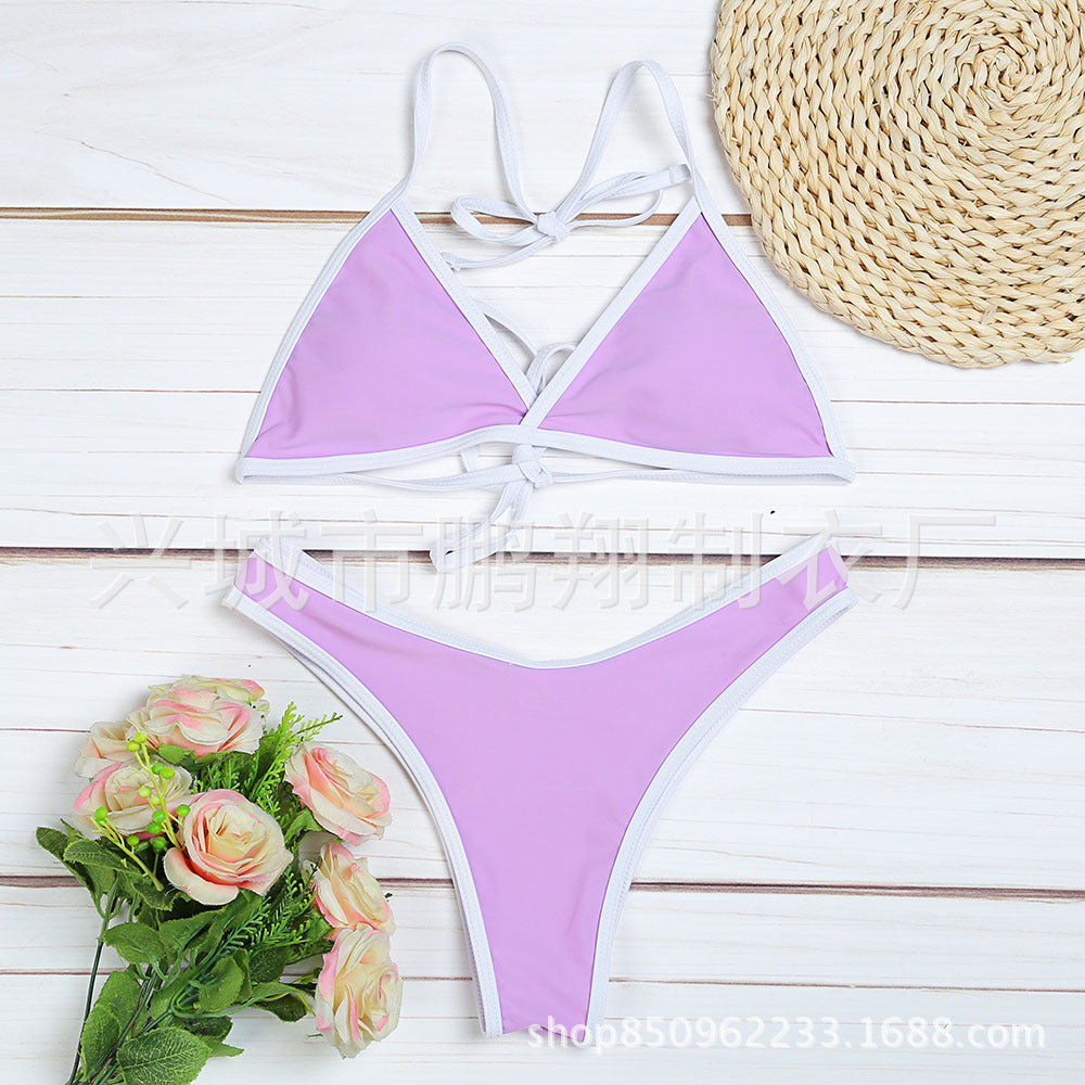 2 dalių minimalistinis bikinis 