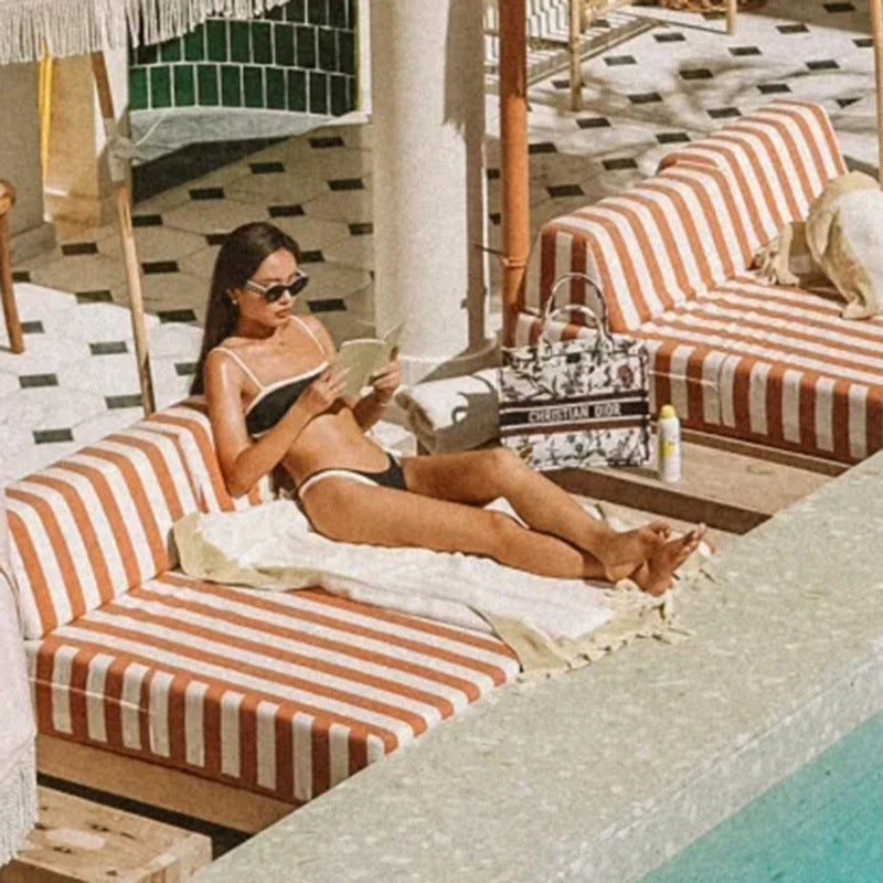 Black and white bikini