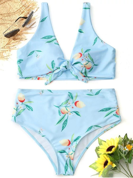 2 piece knotted bikini