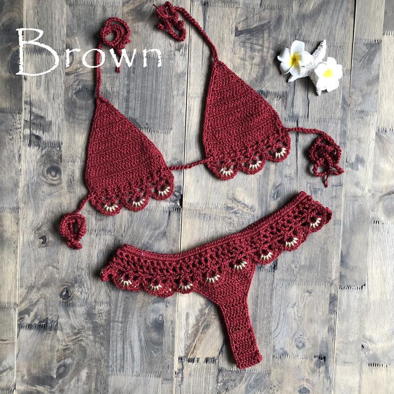 2 piece knitted bikini