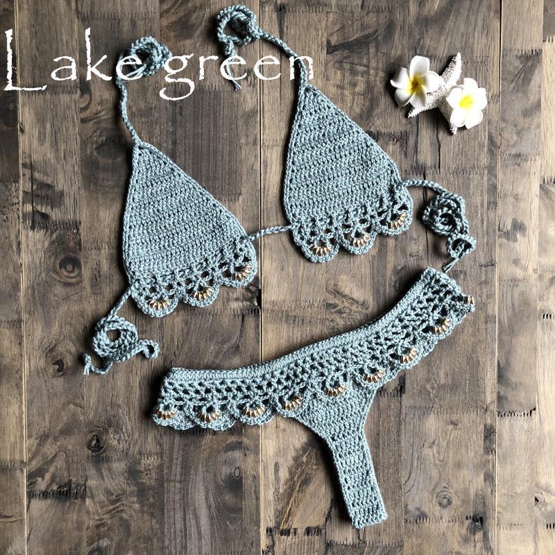 2 piece knitted bikini